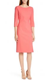 BOSS Dikena Ponte Sheath Dress  Regular  amp  Petite    Nordstrom at Nordstrom